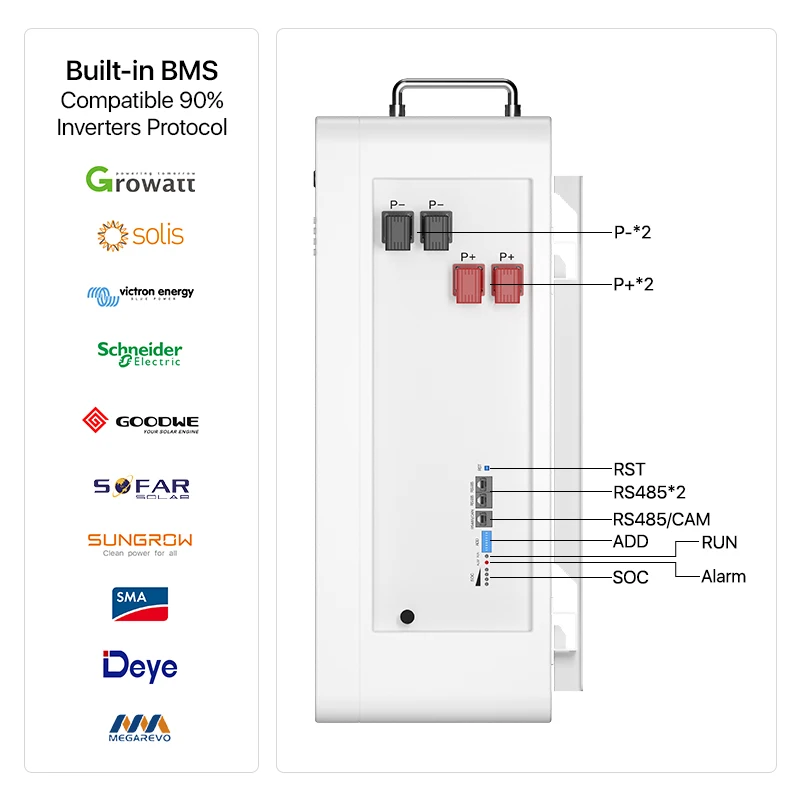 51.2V 10kwh 11kwh 14kwh Lifepo4 Battery pack 48V 100Ah 200Ah 280ah 300Ah LiFePO4 Battery 6000 times for Solar System