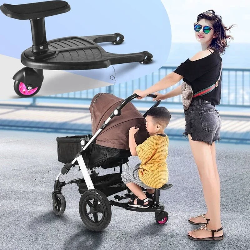 Hot Sale Stroller Auxiliary Pedal Second Child Artifact Trailer Twins Baby Cart Two Children Standing Sitting Seat