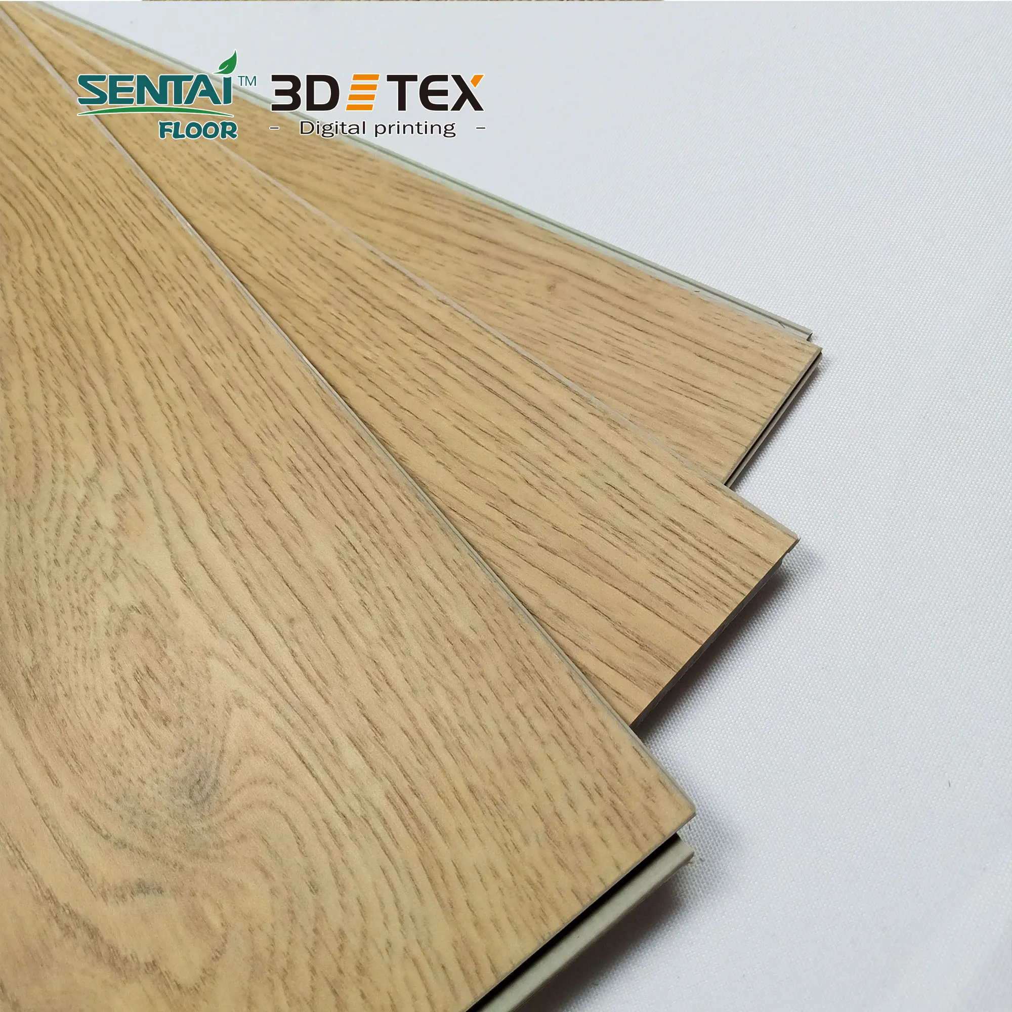 Sentai 3D Tex SPC Anti-Slip Floor 5mm Rigid Digital Printing Flooring by Chinese Supplier