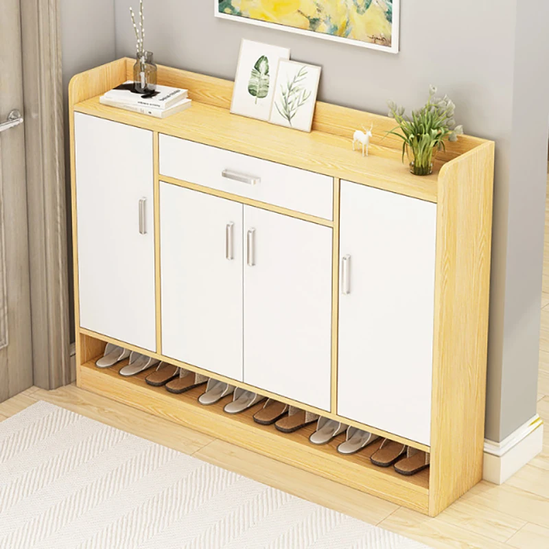 Manufacturer Direct Sale Wooden Furniture Panel Shoecase Professional shoe cabinet customization free design custom shoe rack
