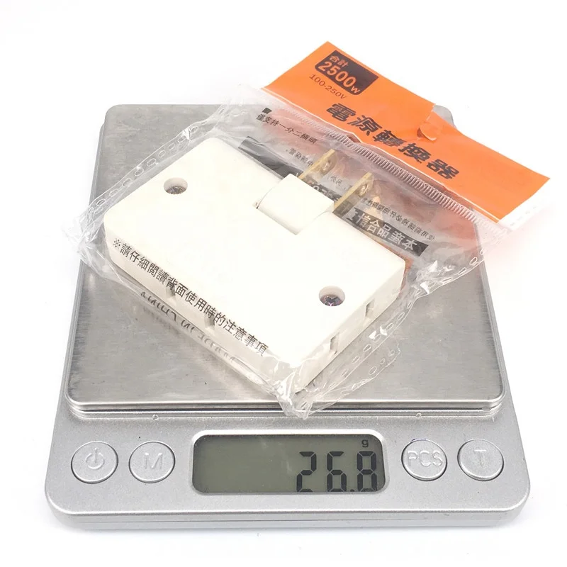 US Adapter One In Three Converter 180 Degree Rotation Plug Extension Wireless Outlet Travel Adaptor Light Socket In Japan Canada