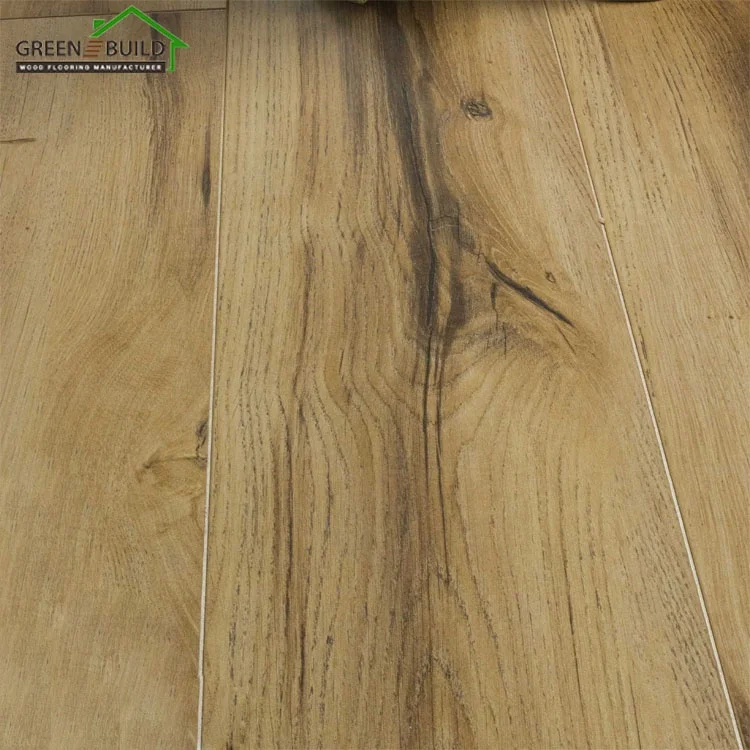 Best Price 12mm AC3 Light Brown Waved Floating Water-resistant Indoor Laminate Flooring
