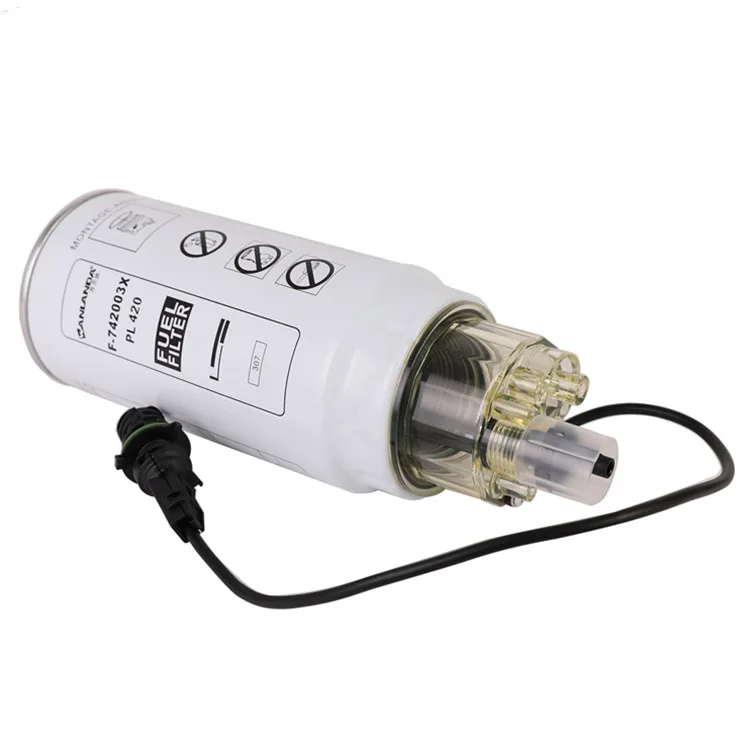 Factory Wholesale Canister Spin-on Diesel Fuel Filter Water Separator for Excavator PL420