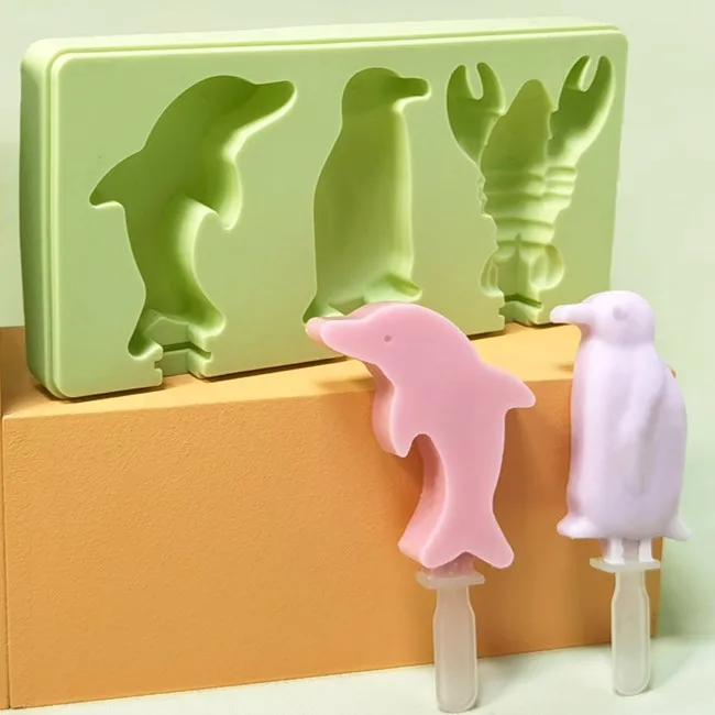 Silicone Popsicle Molds mould  ice cream cone mango ice cream mould maker Silicone Ice Cream Mould