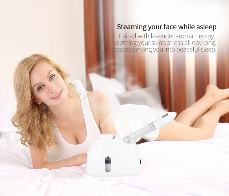 Electrical Household Hot Spray Facial Steamer Aromatherapy 100ml Herbal Deep Moisturizing vapor