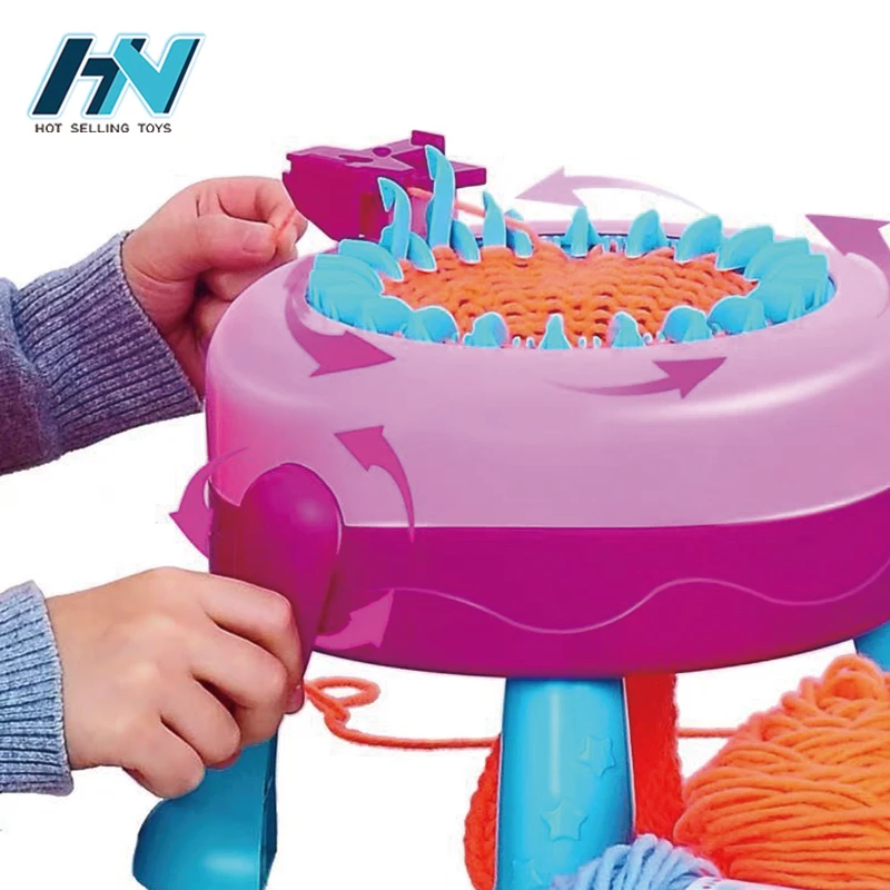 Creative Gifts Girls DIY craft kit weaving loom loops weaving loom Toys knitting kits for children