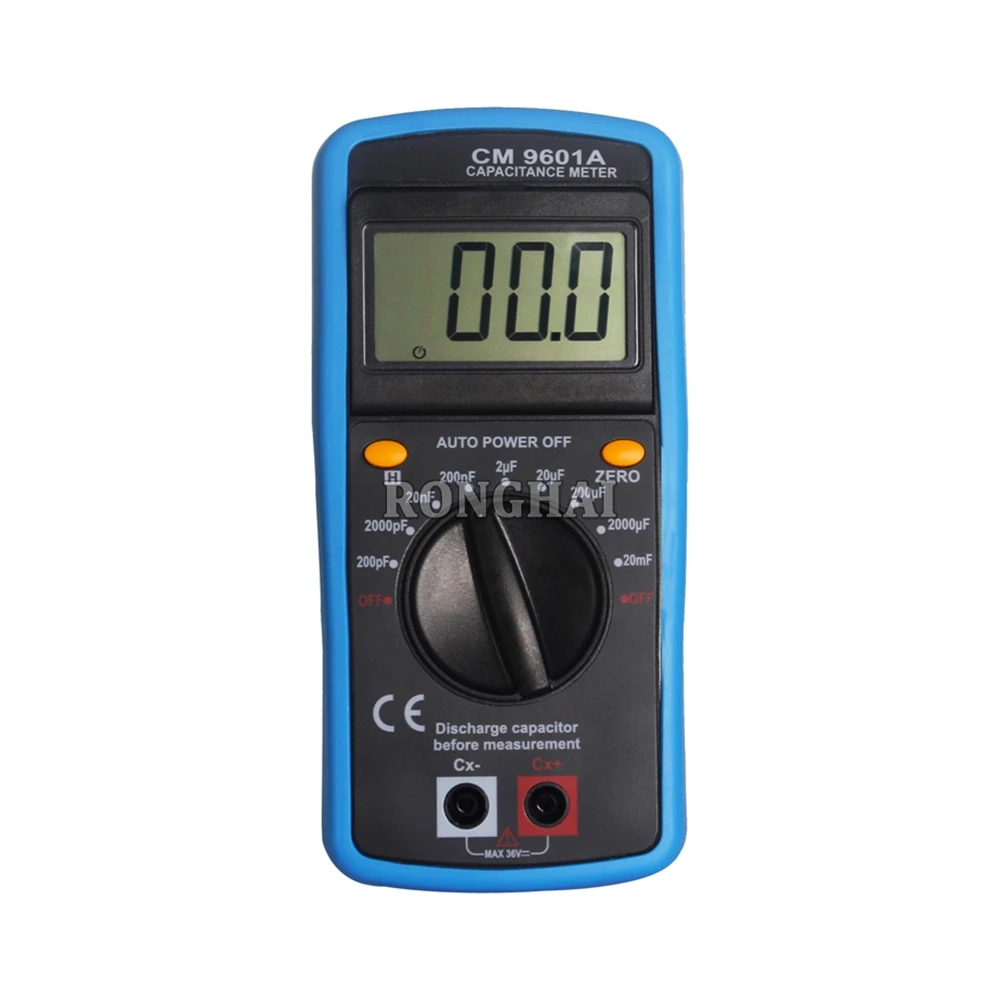 High Precision Digital LCD Display Capacitor Testing Measurement Tool Multimeter Capacitance Meter Tester CM9601A