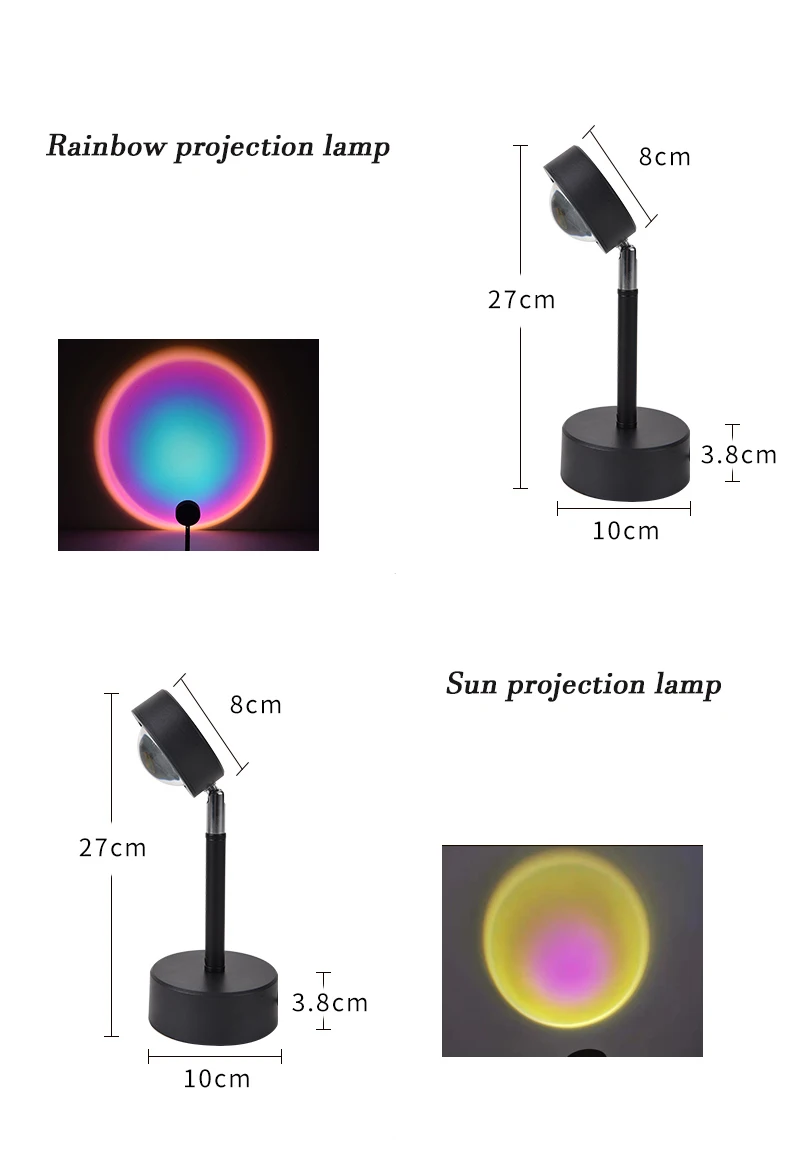  Rgb фиолетовый закат проекционные лампы освещение для гостиной современный светодиодный напольный проектор