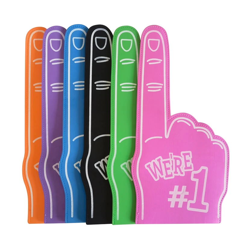 Factory Direct Sales High Quality EVA Foam Hand Palm Foam Fingers For Sports And Cheering