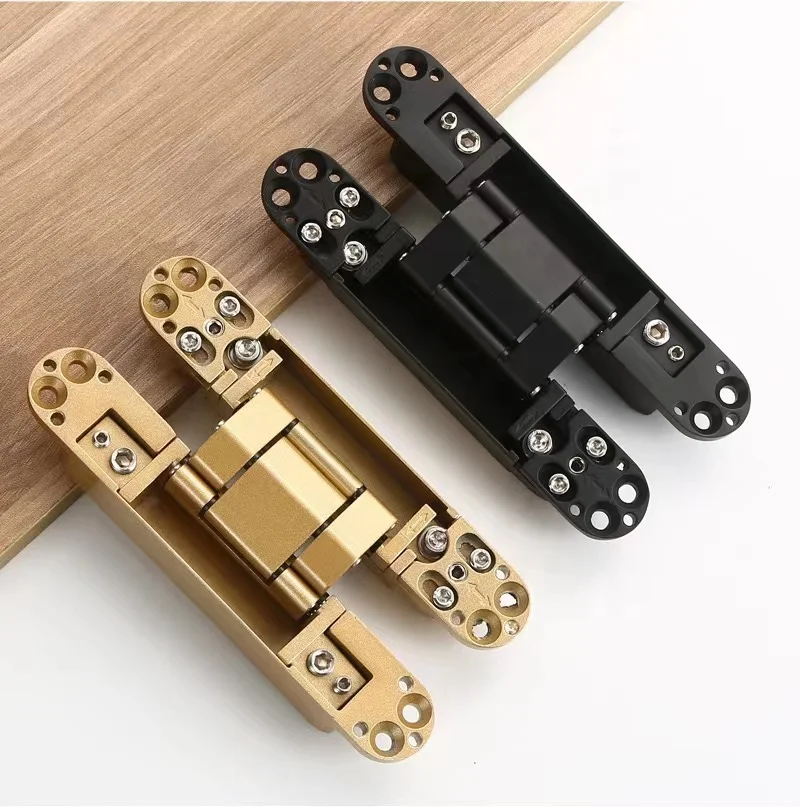 Invisible hinges 3d adjustable concealed hinge 180 degree folding furniture hinge