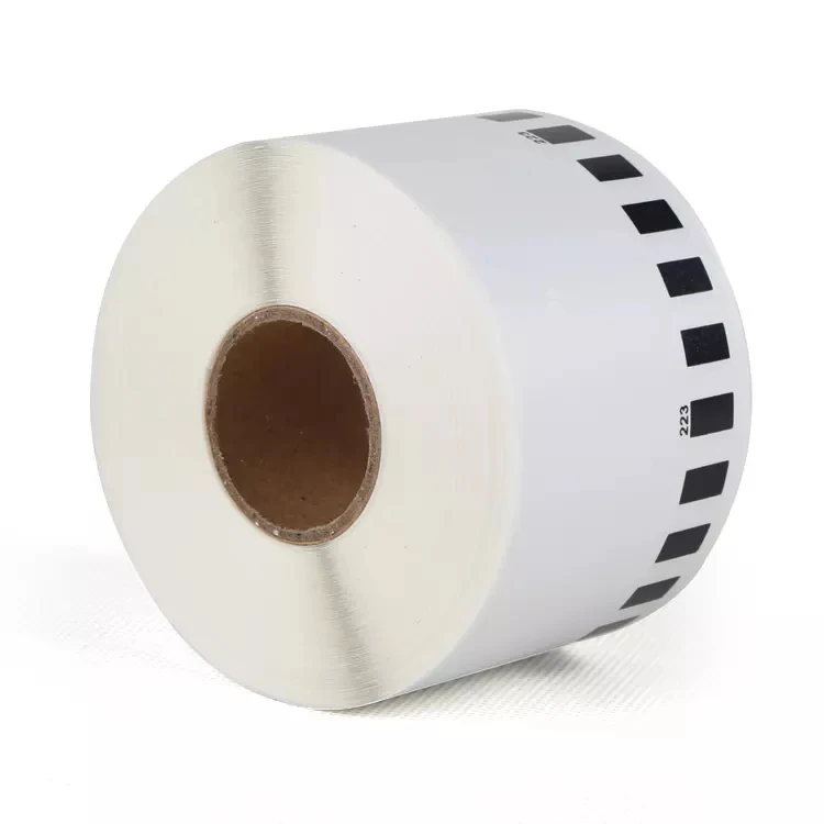 DK22223 DK-22223 DK совместимая транспортная этикетка черный на белом рулон термобумаги для принтера Brother QL