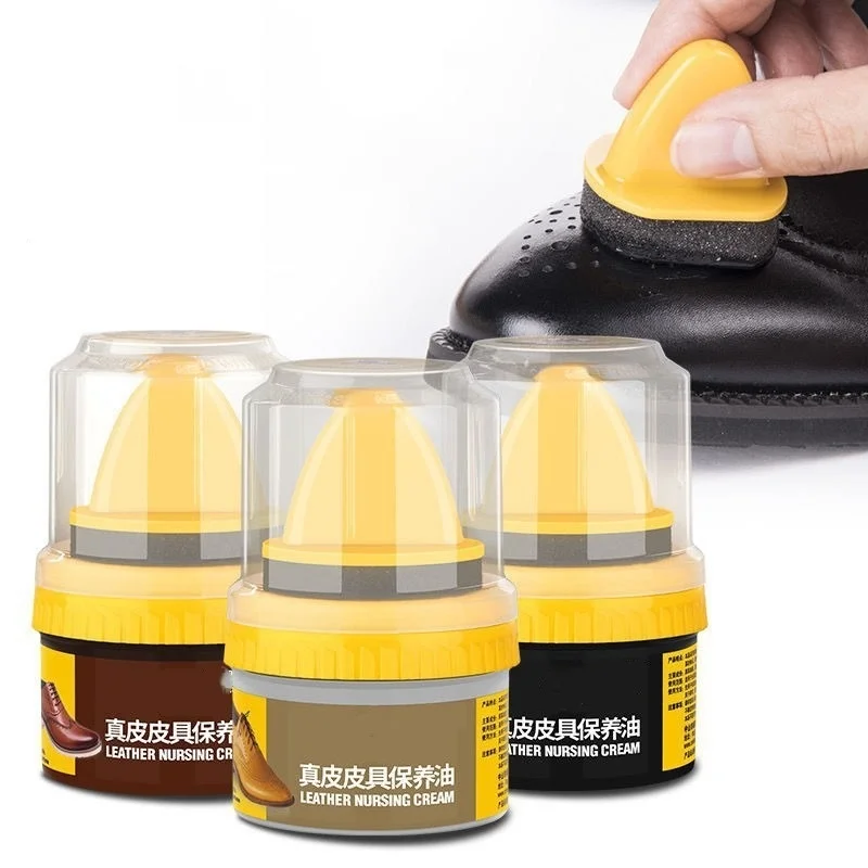 Bottled black leather maintenance oil colorless general shoe wax advanced lanolin care agent Shoe polish shoe polishing machine