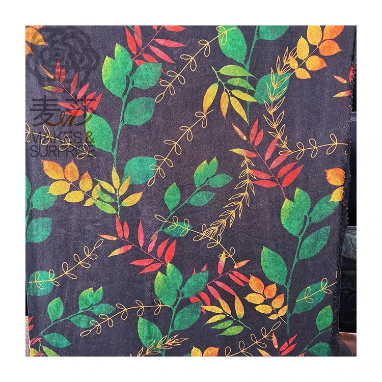 free sample High quality 60% cu 40% Viscose floral gambiered Canton gauze printed CU viscose fabric for Cheongsam dress