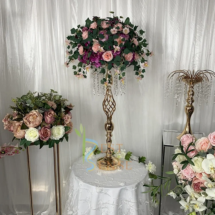 52cm Crystal wedding centerpiece and flower display stand