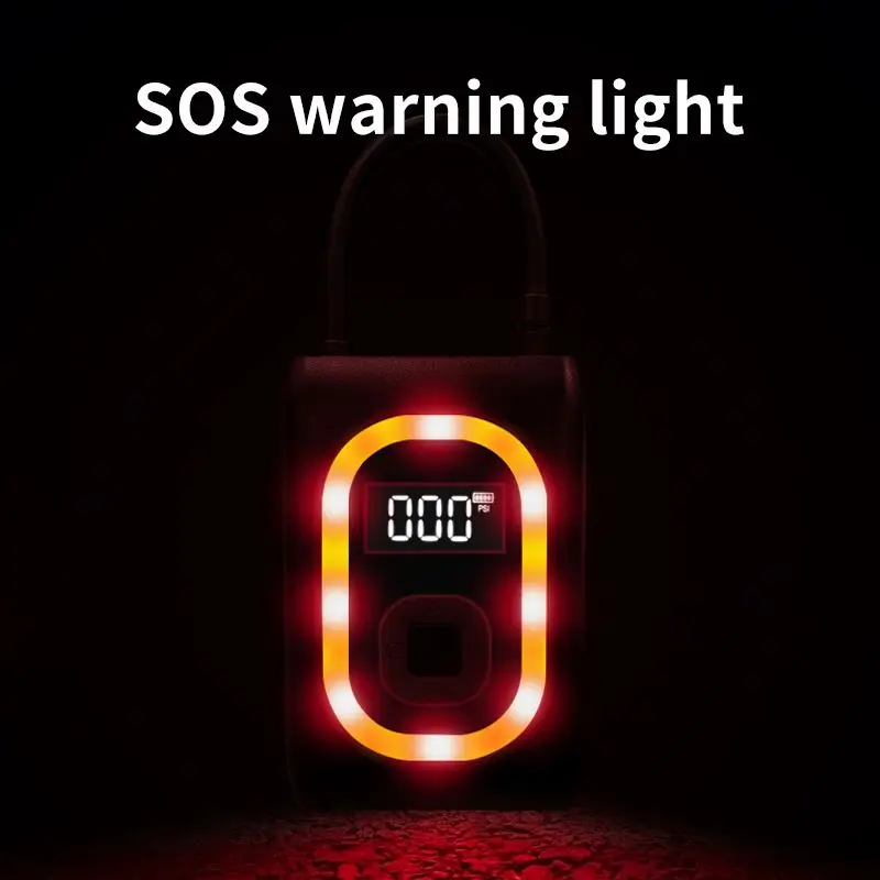 Smart Air Pump Preset Tire Pressure Automatic Stop Rechargeable Battery Car Air Pump Air Tire Compressor Tire Inflator