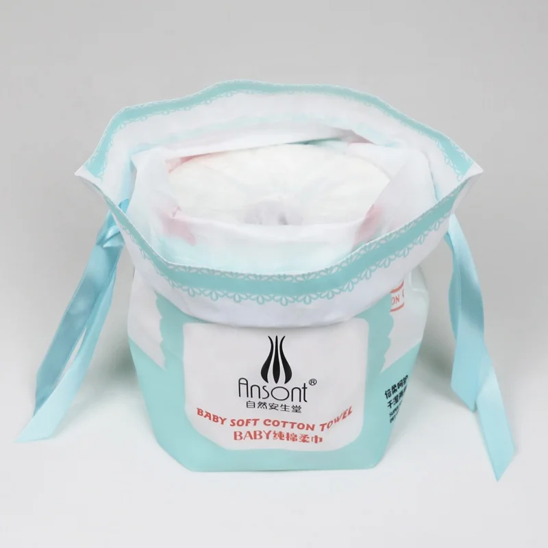 Disposable face towel fabric Cosmetic make-up remover cloth daily cleansing facial towelettes cotton Tissue