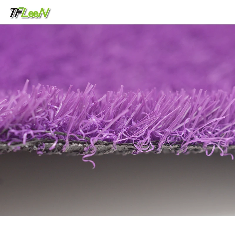 Purple Carpet Floor Grass Landscaping Color Artificial Grass Turf