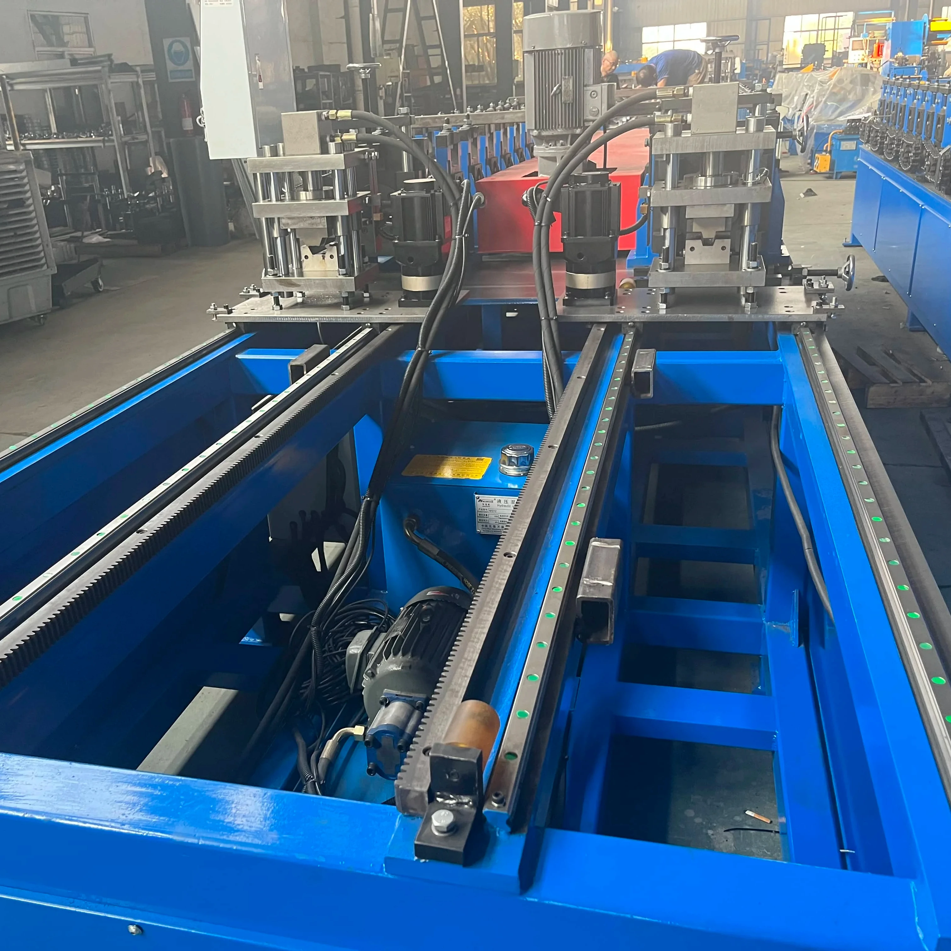 Best C And Omega Profile Making Stud And Track Used C U Channel Double Line Light Keel Roll Forming Machine
