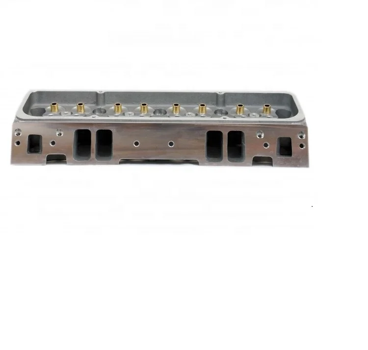 SBC Chevy Aluminum Cylinder Head  GM350 Straight Plug  SBC 302 327 350 383 400