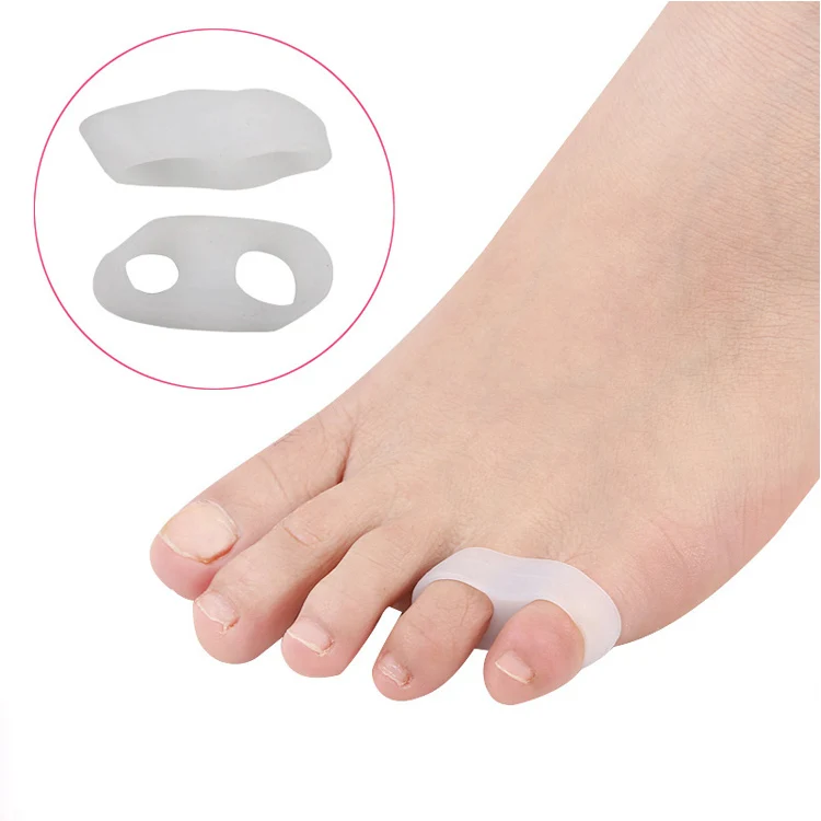 wholesale cheap price feet overlapping pinky toes hallux valgus silicone toe spreader