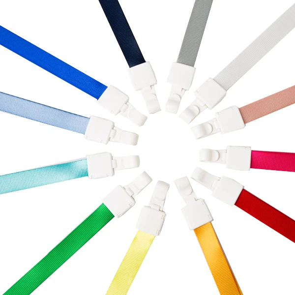 Popular custom double ended thick woven face maskes lanyard Holder Neck Strap LanyardHot sale products