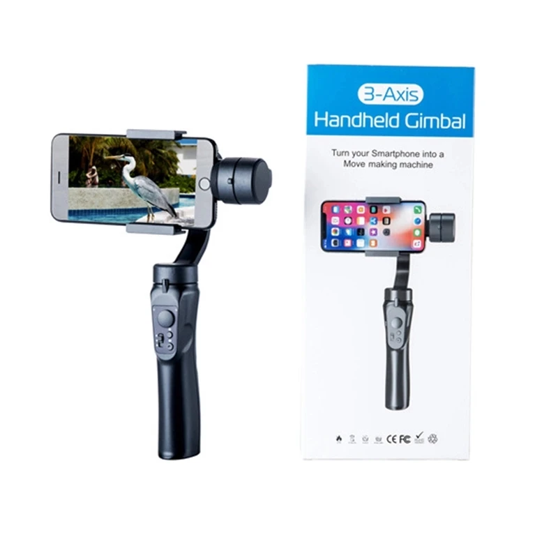  Высокое качество мобильного 3 оси ручной карданный смартфон стабилизатор Gopro без приложение для