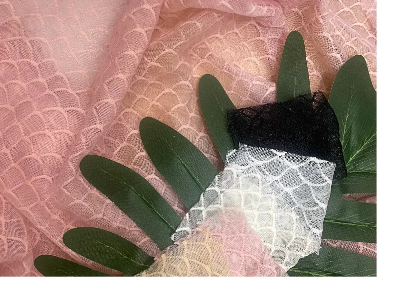 New nylon factory stock  elastic lace jacquard fabric curtain fabric for cloth