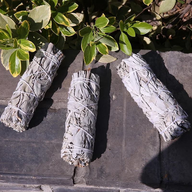 
Californian white sage smudge with flowers sticks incense sage leaves bundles kits wholesale 
