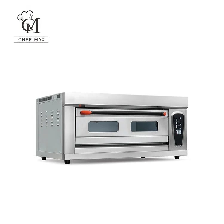 
 Industrial Professional Hot Sale Computer Control Panel Bread Baking Electric Deck Oven  
