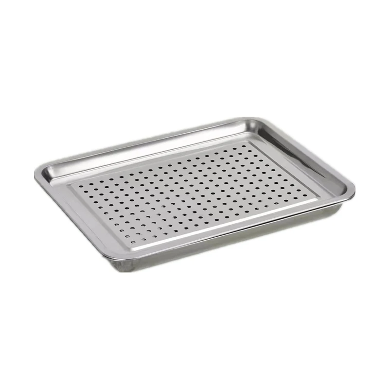 China Manufacturer Low Price S304 Bbq Square Stainless Steel Serving Baking Tray