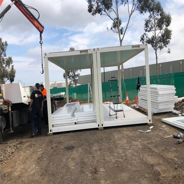 20ft flat residential sustainable containers Prefab Houses For Carport