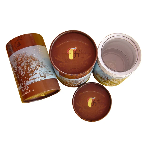 
Жесткая картонная круглая коробка для свечей 300 г, 250 г, 200 г, 100 г 