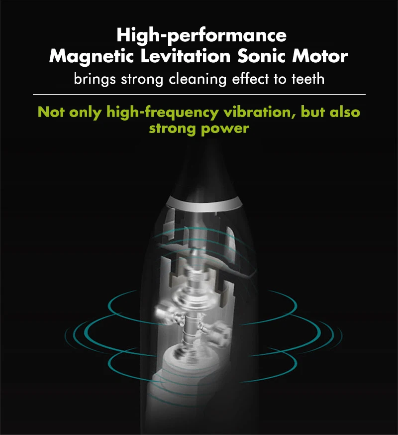 Новая частная торговая марка OEM оптовая продажа цветная IPX7 Водонепроницаемая перезаряжаемая умная силиконовая звуковая электрическая зубная щетка для взрослых с таймером