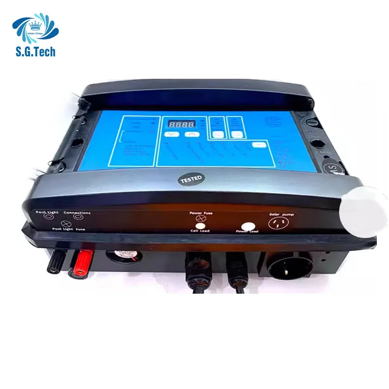 High efficiency 5G,15G,30G,50G/Hr Salt Chlorinator Swimming Pool Salt Chlorinator Cell WATER CROWN Chlorine Generator