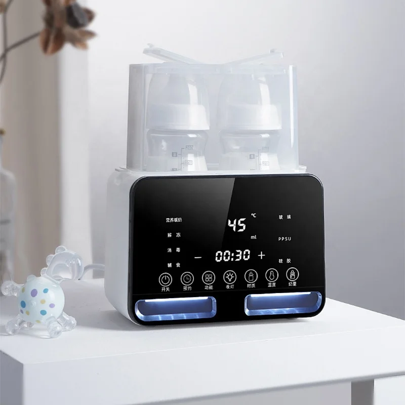 9 in 1 infant Multifunctional portable electric feeding milk heating keeper Baby bottle warmer for baby milk with Sterilizer