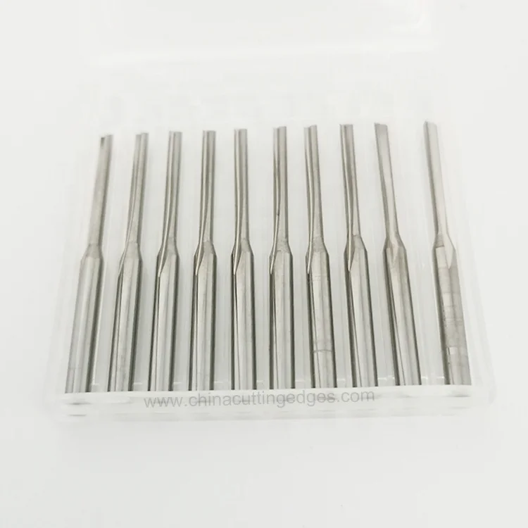 3.175mm Tungsten Carbide 2 flute straight CNC router bits Carving Cutter tools