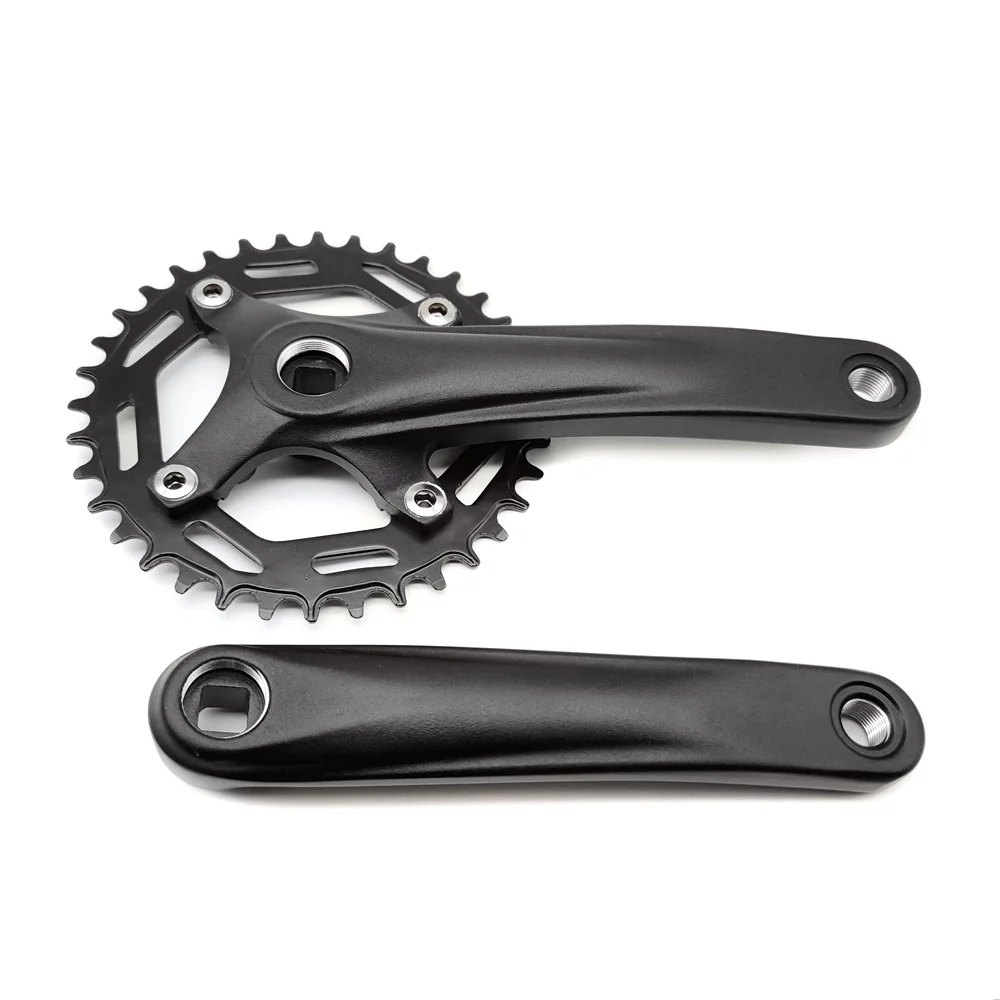 bicycle crank set for folding bike single speed SUNRUN CHIWAVE WING-2011 32T/34T/36T(steel)  chainwheel and crank set