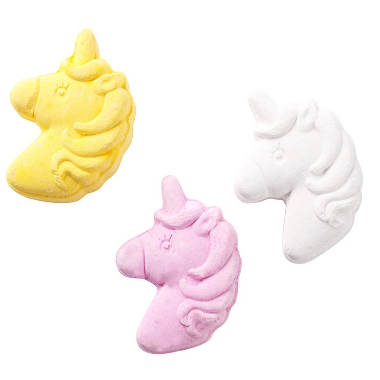 
Wholesale bath bomb handmade natural aromatherapy body care organic children unicorn bath bomb 