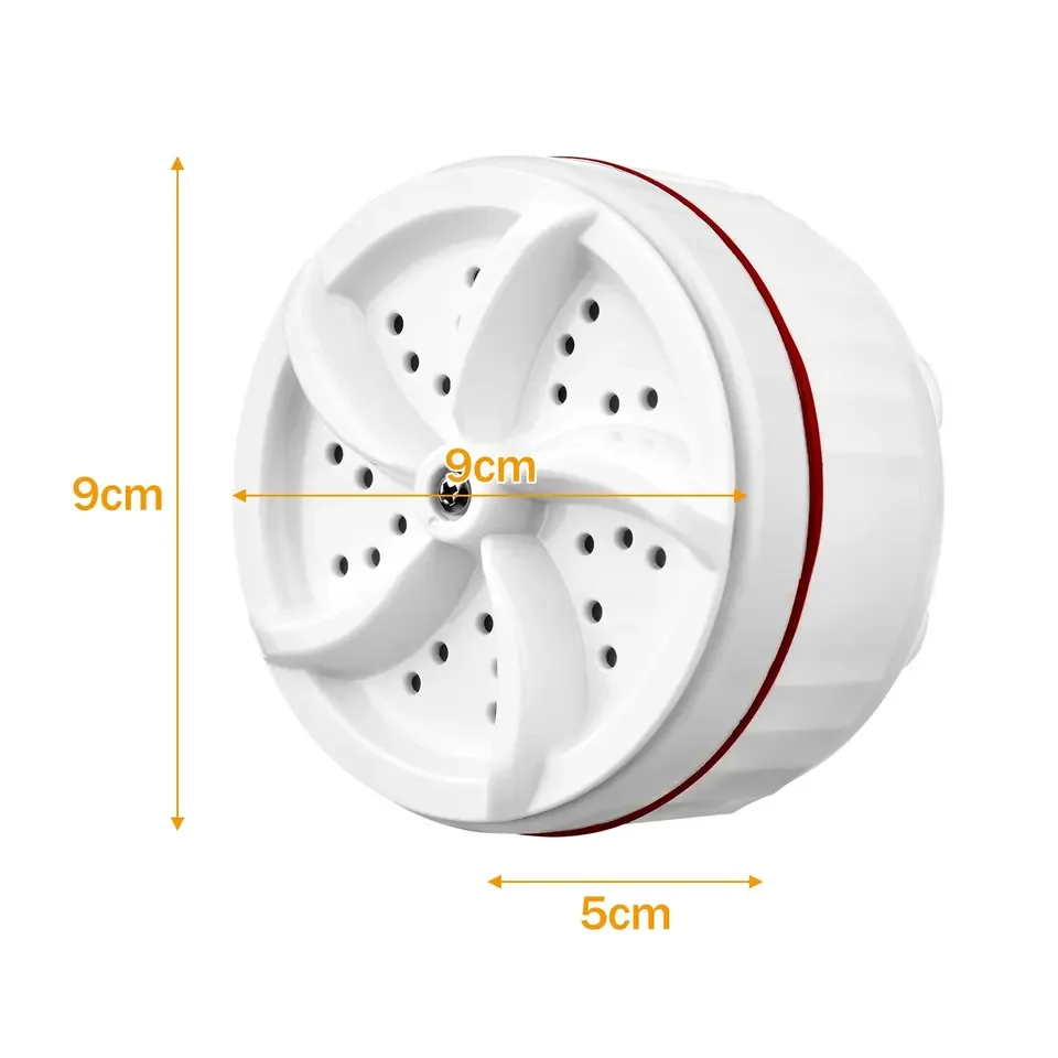 Air Bubble And Rotating Mini Washing Machine Ultrasonic Turbo Washing Machine Laundry Portable Travel Washer For Baby Clothes