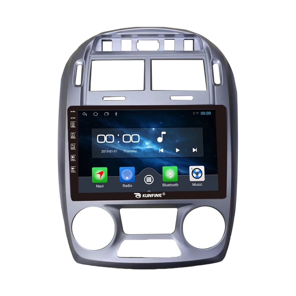 For KIA Cerato 2005 2006 AT 9 inch Headunit Device Double 2 Din Octa-Core Quad Car Stereo GPS Navigation android car radio