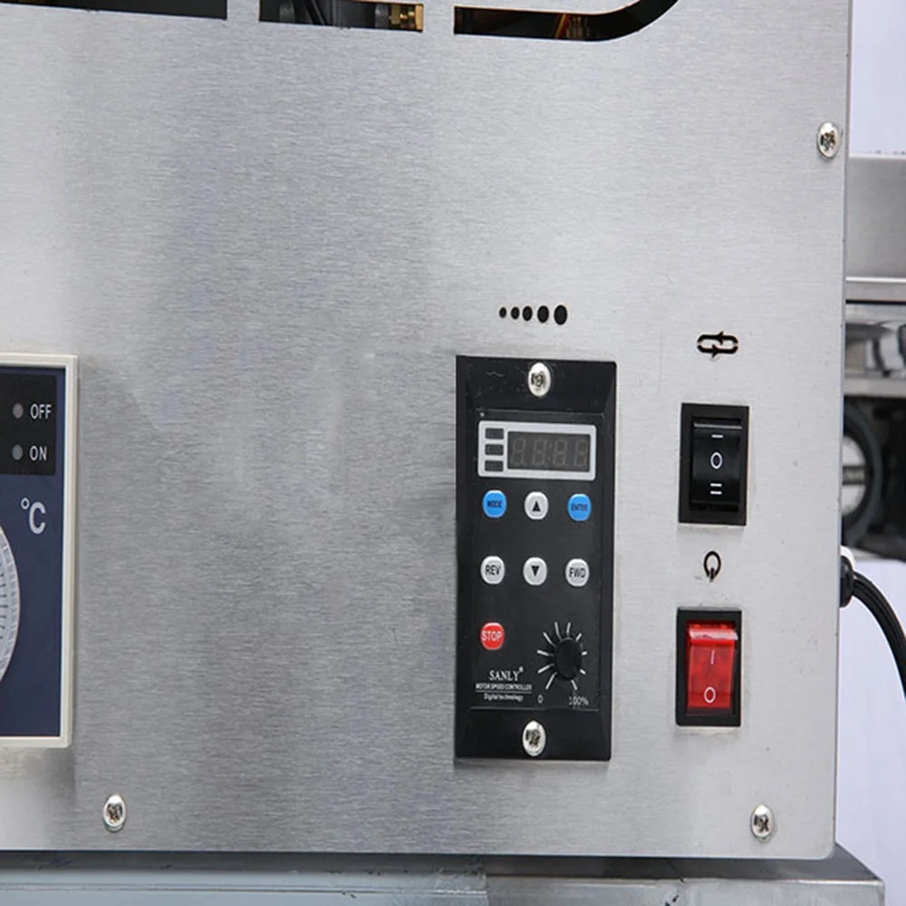BERDASENA mutilfuctions automatic  maker biscuit machine bakery equipments gas burner conveyor belt pizza oven