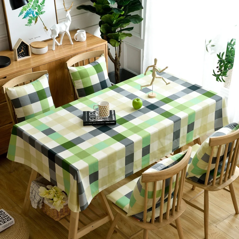 High quality Nordic cotton printing table cloth custom tea table cloth