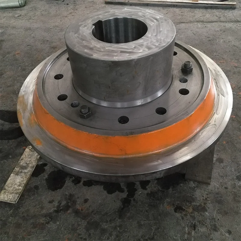 Custom Forged Alloy Steel Elastic Drive Shaft Coupling Flexible Coupling Rubber Block Coupling