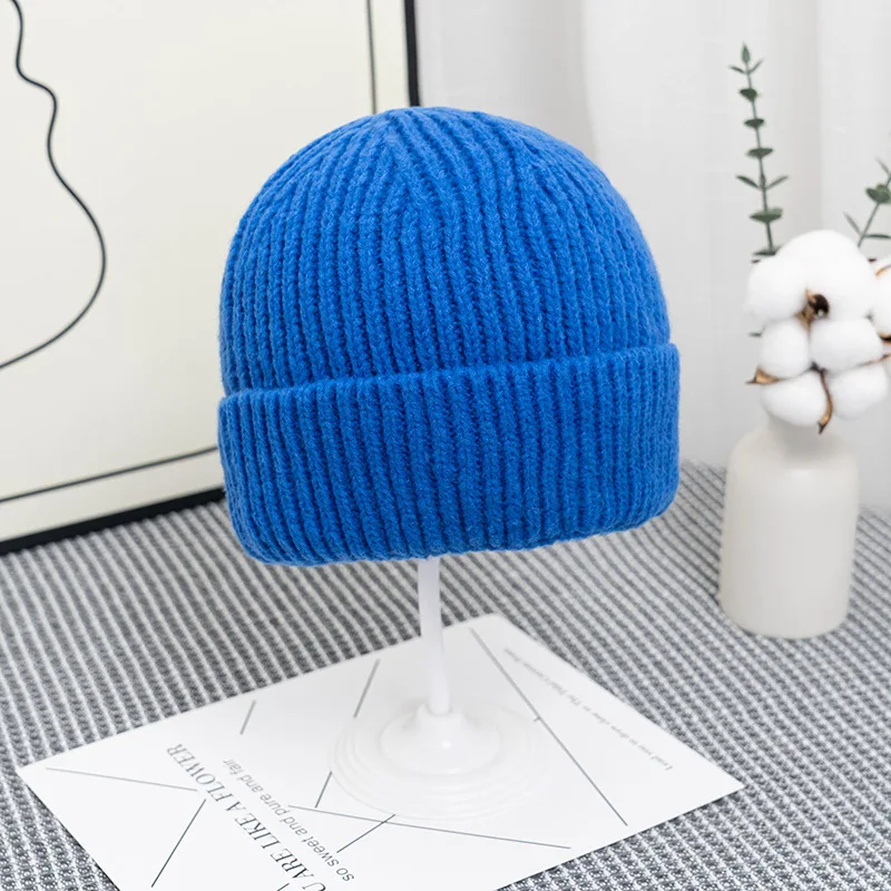 Custom Designer Beanie Knit Jacquard Beanie Hat Wholesale Warm Hat