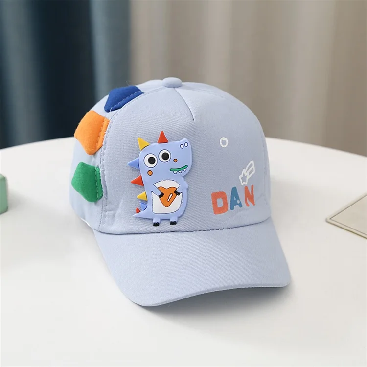 Spring and Autumn 3-6 Years Old Boys And Girls Hats Cartoon Dinosaur DAN Duck Hat Baseball Hat Sun Visor