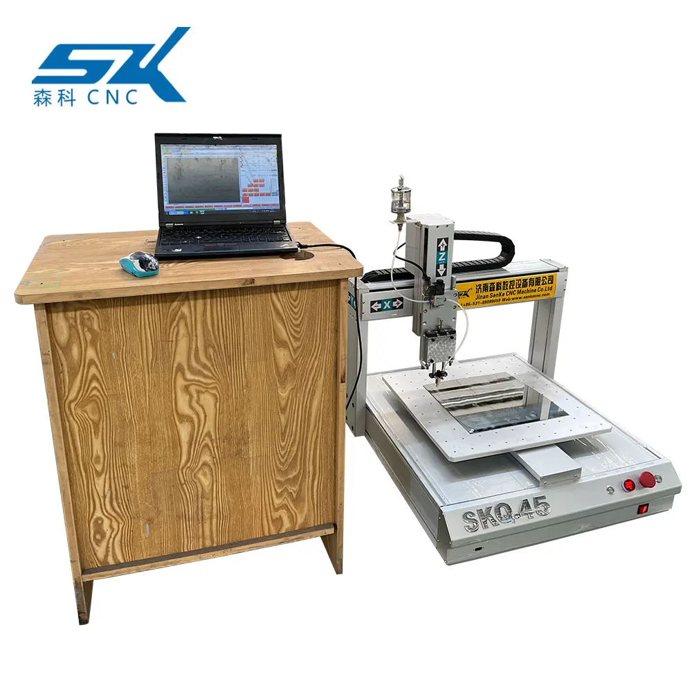 stained glass cnc machine for square round rhombic shapes 4545 in China manufacturer for sale