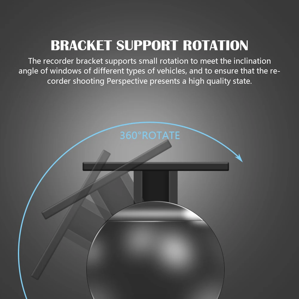 Car Black Box HD 1080P Dash Camera DVR G-sensor ADAS Dashboard Night Vision Recorder