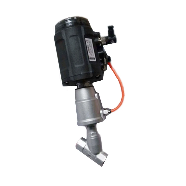 Pneumatic  Angle Seat Valve with Intelligent Positioner for the High-end market