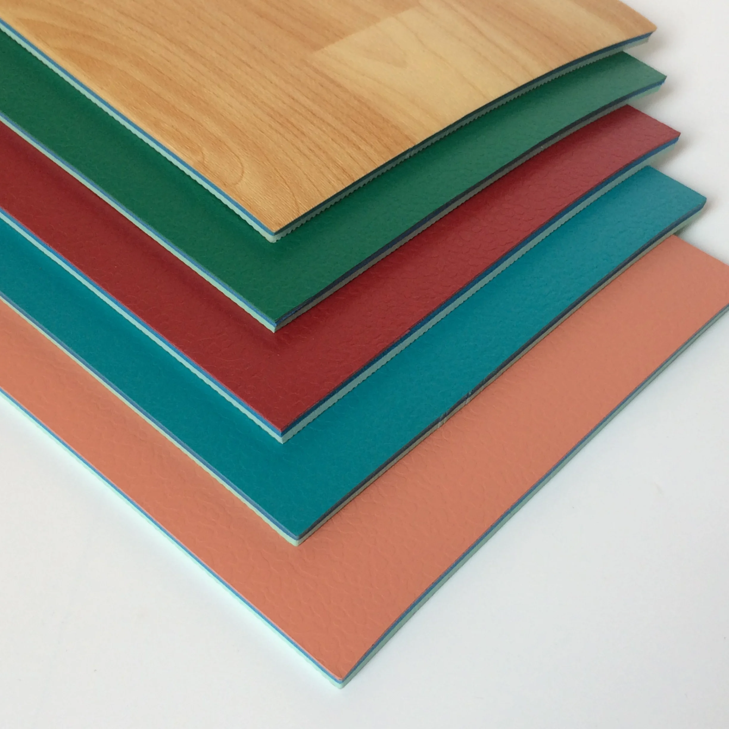 Basketball Court Plastic Floor Crystal Indoor Wood Pattern Badminton Volleyball Pvc Flooring Sport Covering