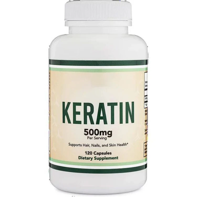 Keratin Hair Growth Vitamin 500mg per Serving,120 Pills Keratin Hair Treatment for Men&Women Vital Protein for Hair, Skin,Nails